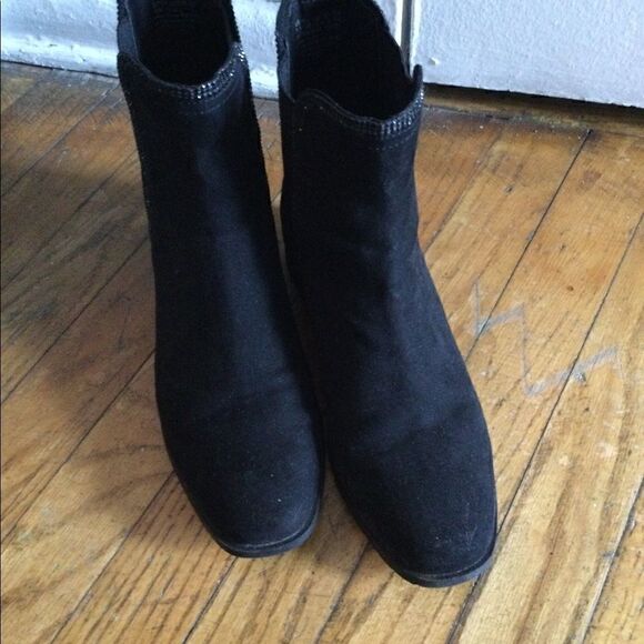 Kenneth Cole reaction 7.5 ankle boots black bling - Picture 6 of 11